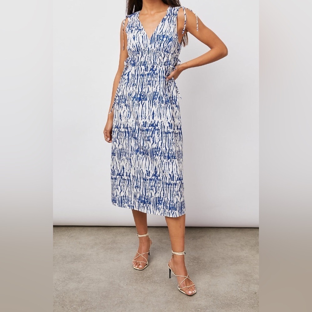 Rails Constantine Dress - Cobalt Shibori XS